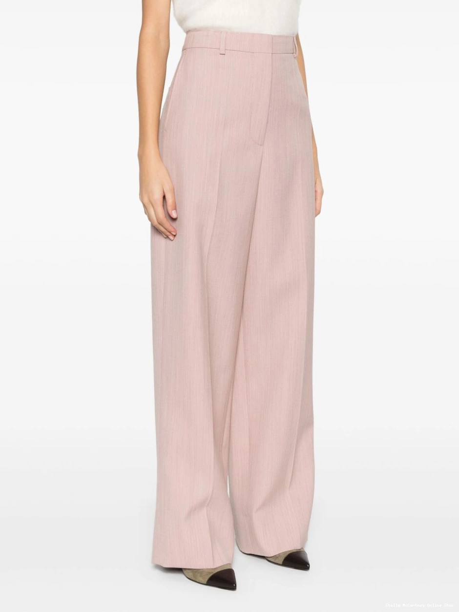Cheap low-waist Stella McCartney Women straight-leg trousers 0808